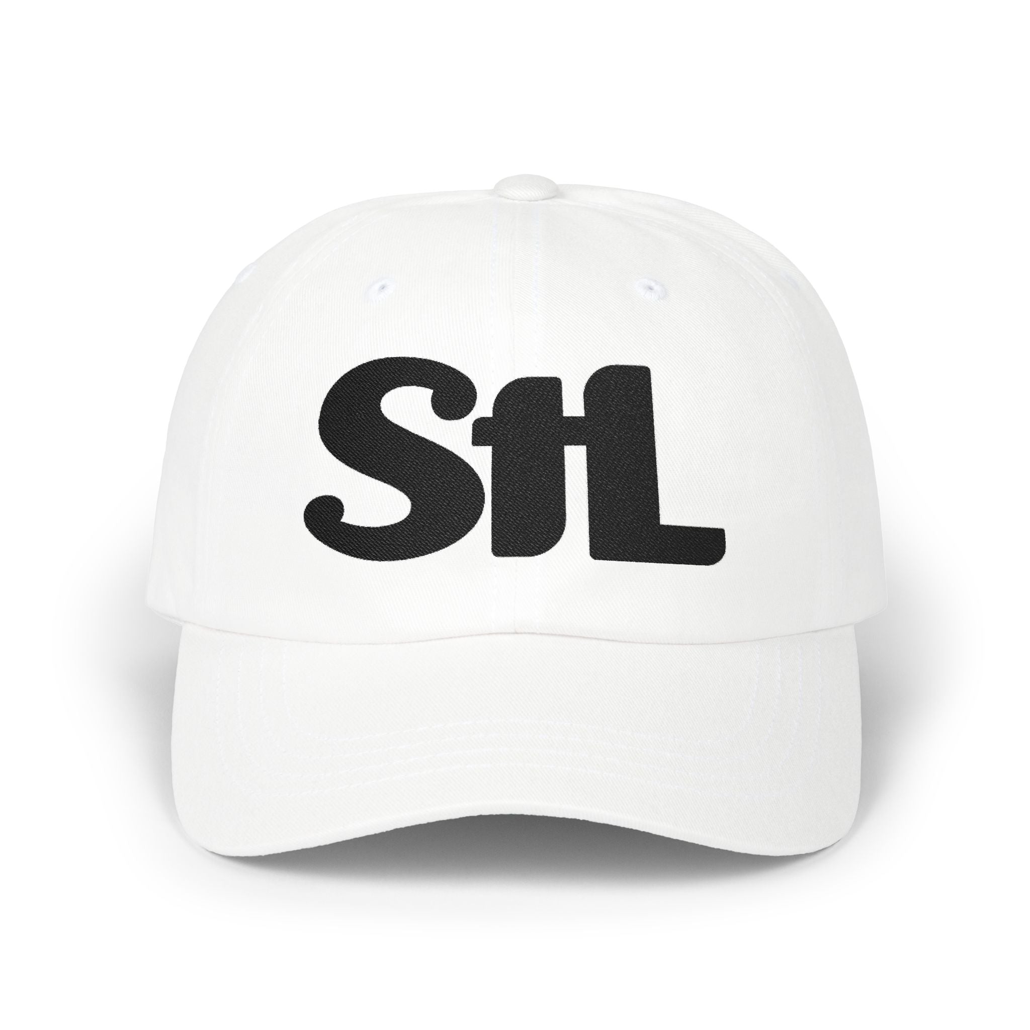 St. Louis Magazine "StL", Classic Dad Cap - White
