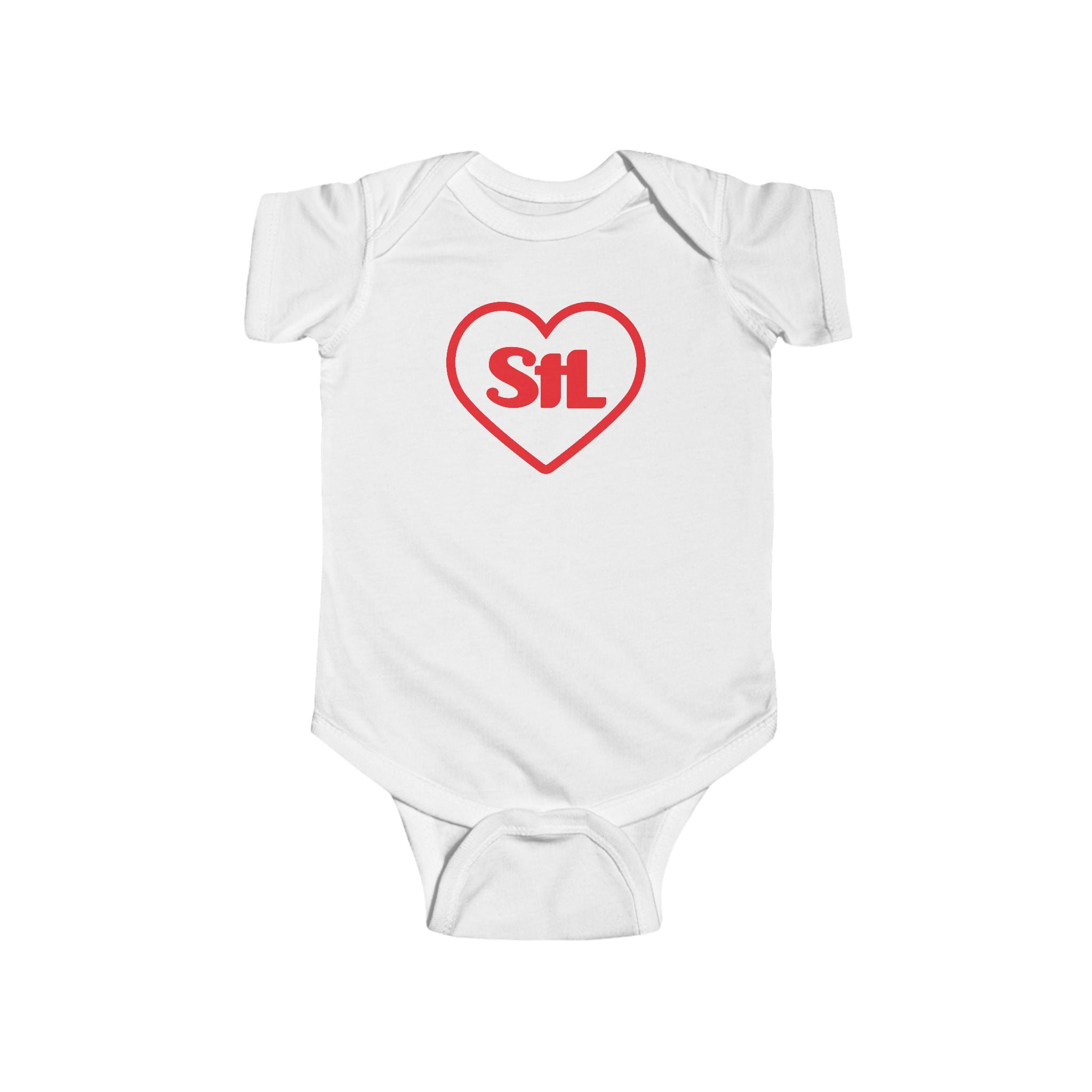 Heart "StL" onesie