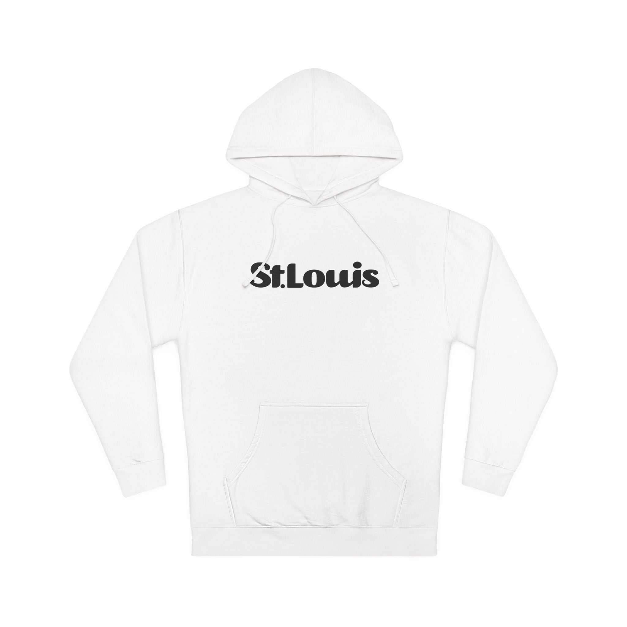 St. Louis Magazine Logo Unisex Hoodie Sweatshirt - White