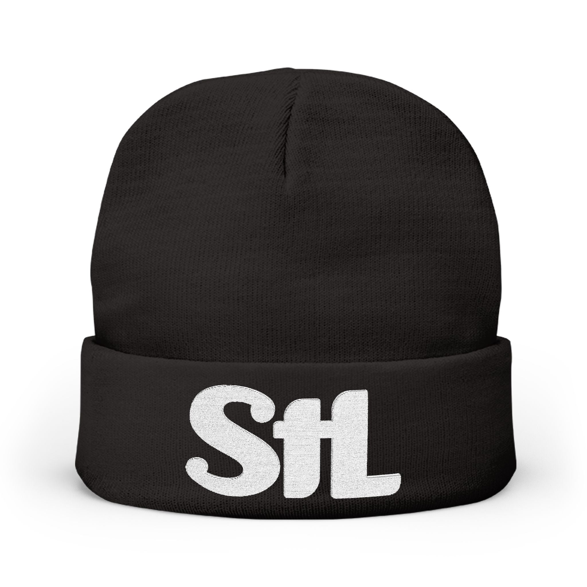 St Louis Magazine "StL" Knit Beanie - Black