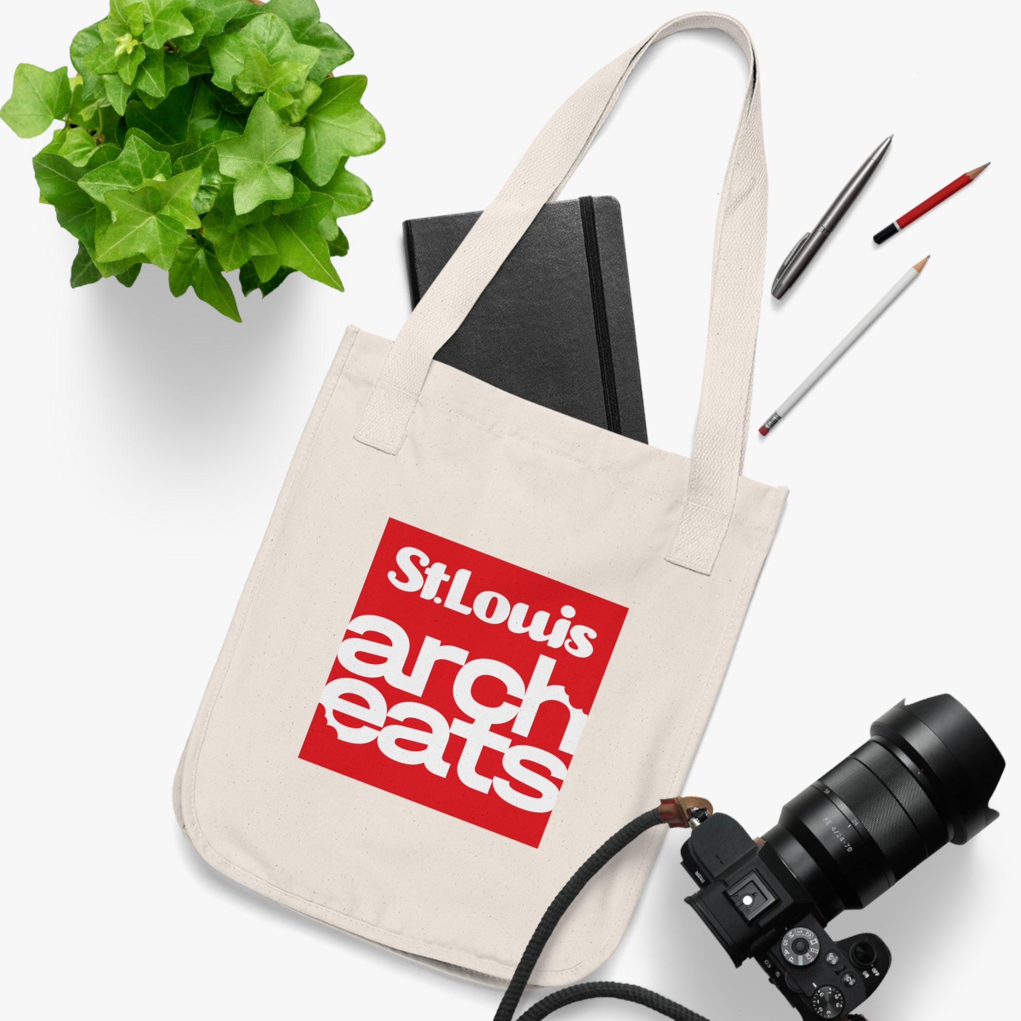 St. Louis Magazine Arch Eats Podcast Organic Canvas Tote