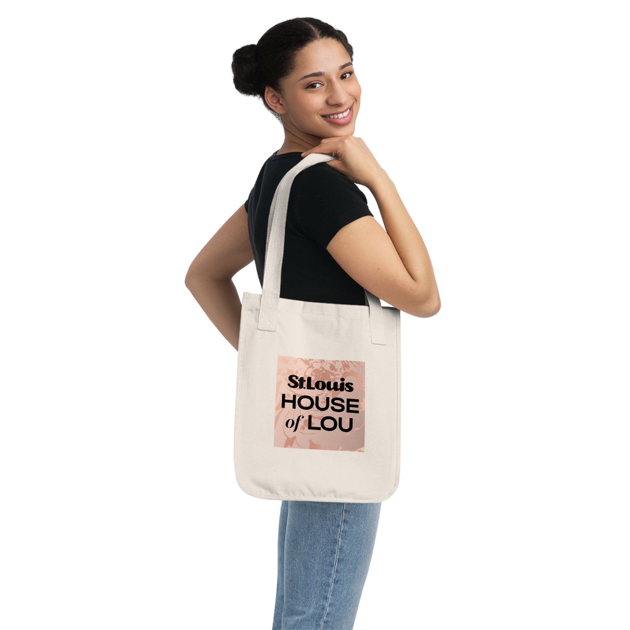 St. Louis Magazine House of Lou Podcast Organic Canvas Tote