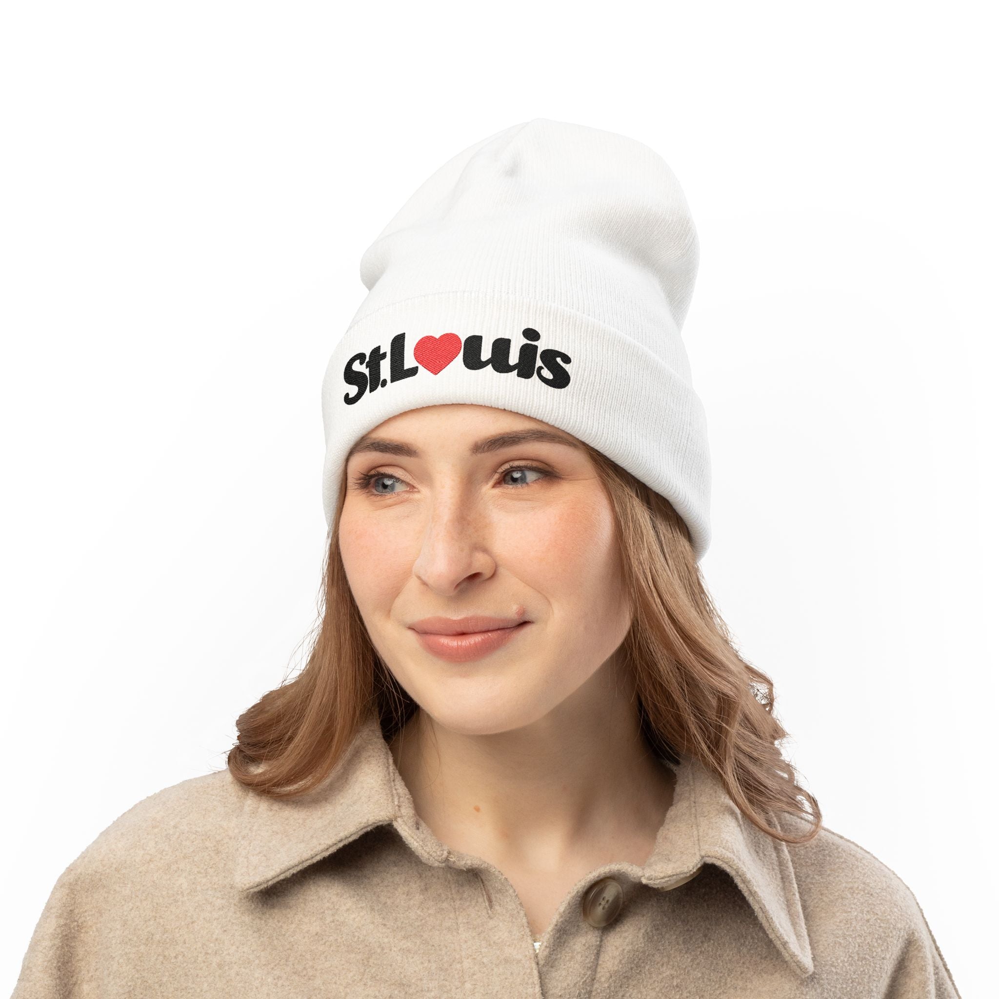 Heart St Louis Magazine Logo Knit Beanie