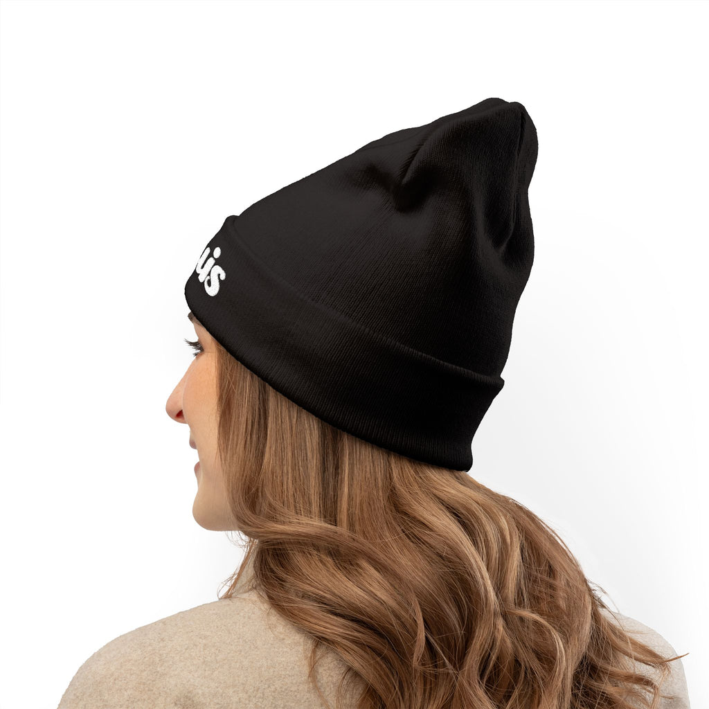 St Louis Magazine Logo Knit Beanie - Black