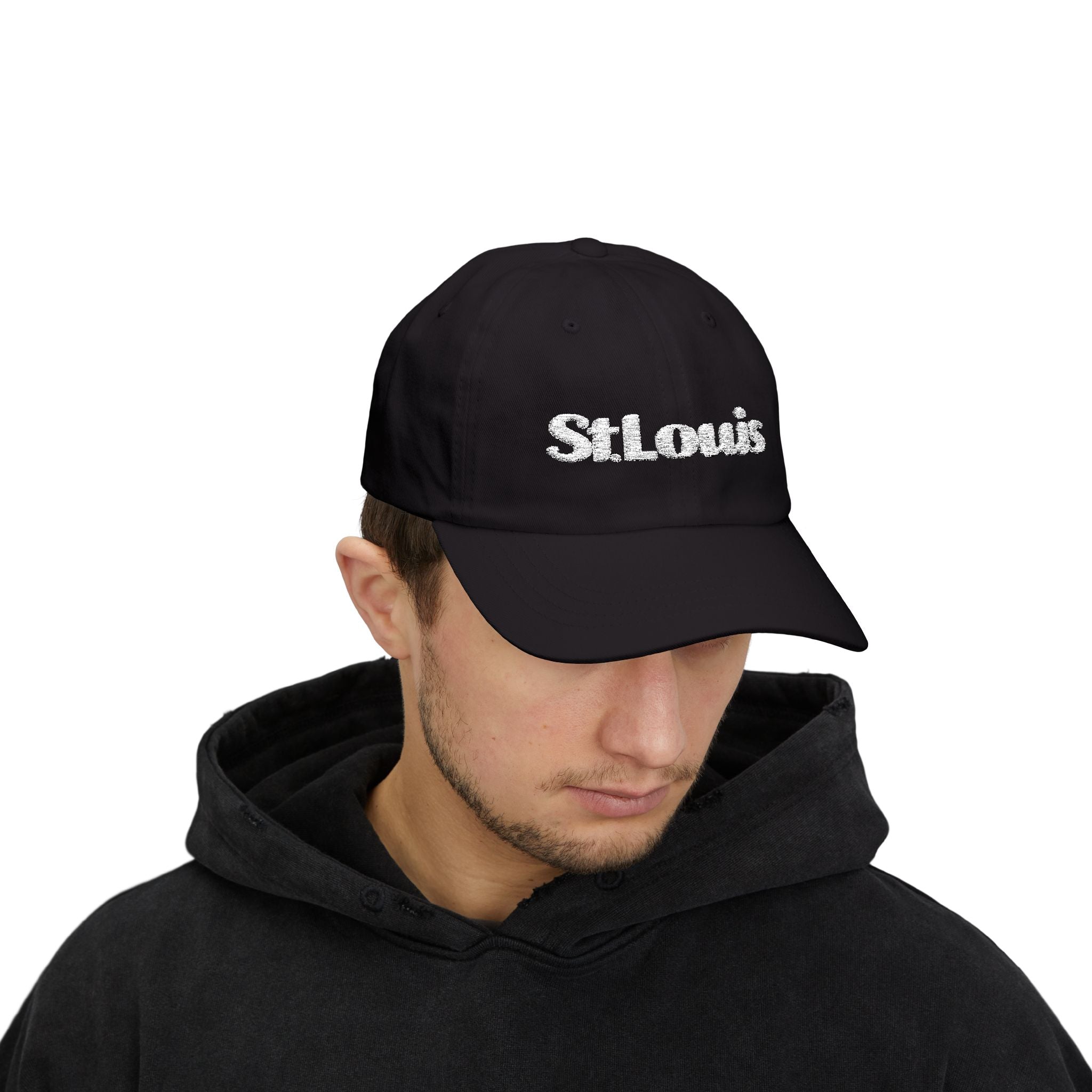 St. Louis Magazine Logo, Classic Dad Cap - Black