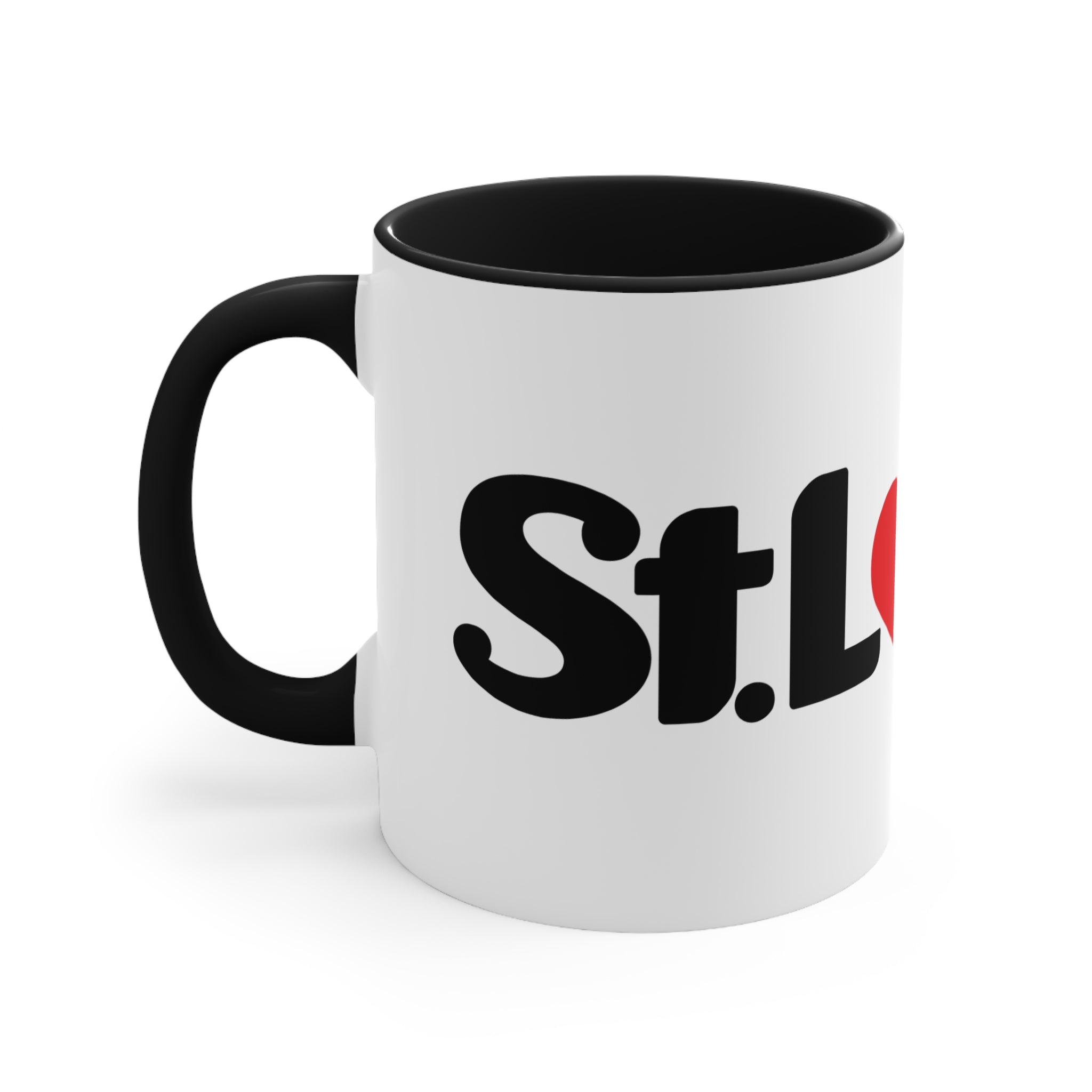St. Louis Magazine Logo with Heart Accent Mug