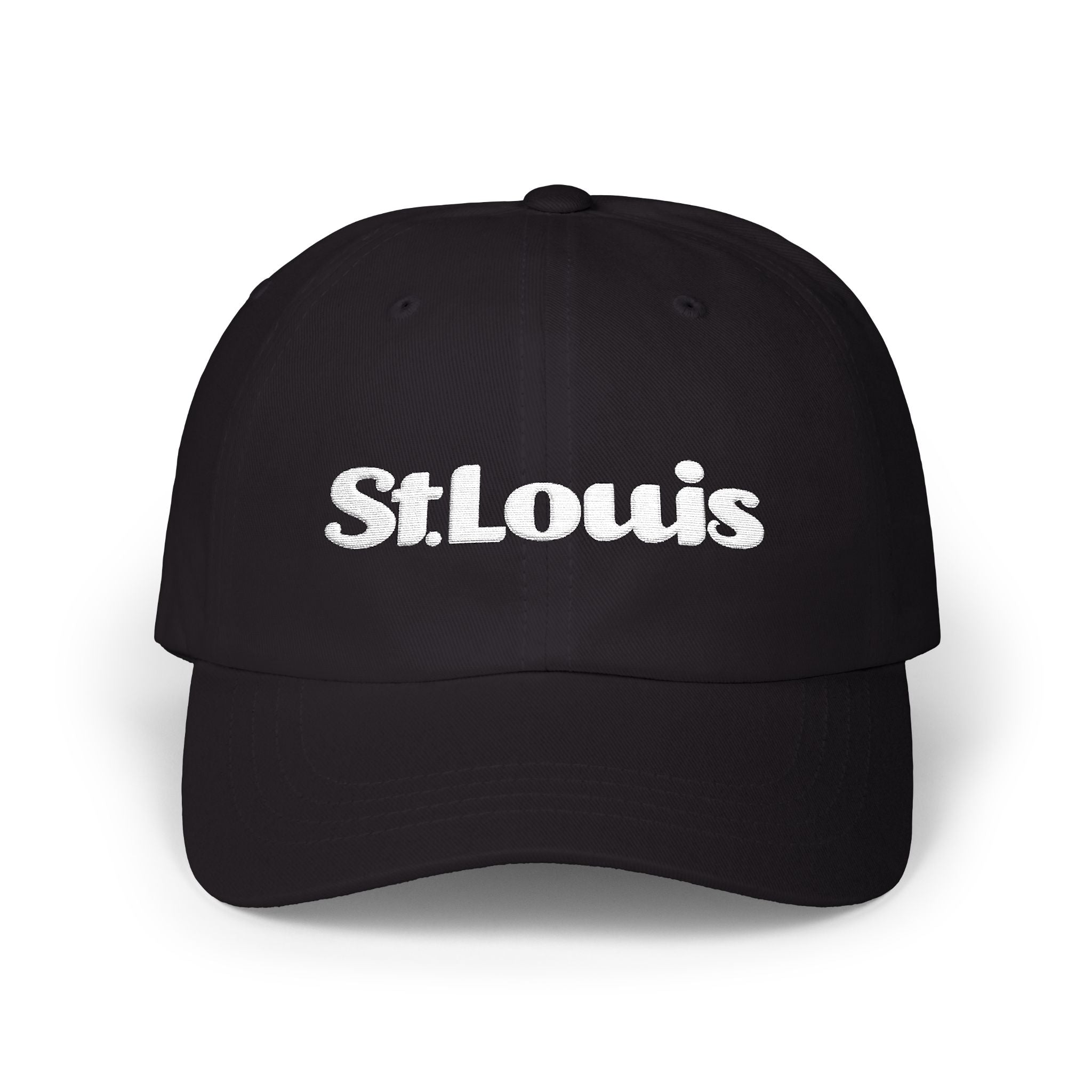 St. Louis Magazine Logo, Classic Dad Cap - Black