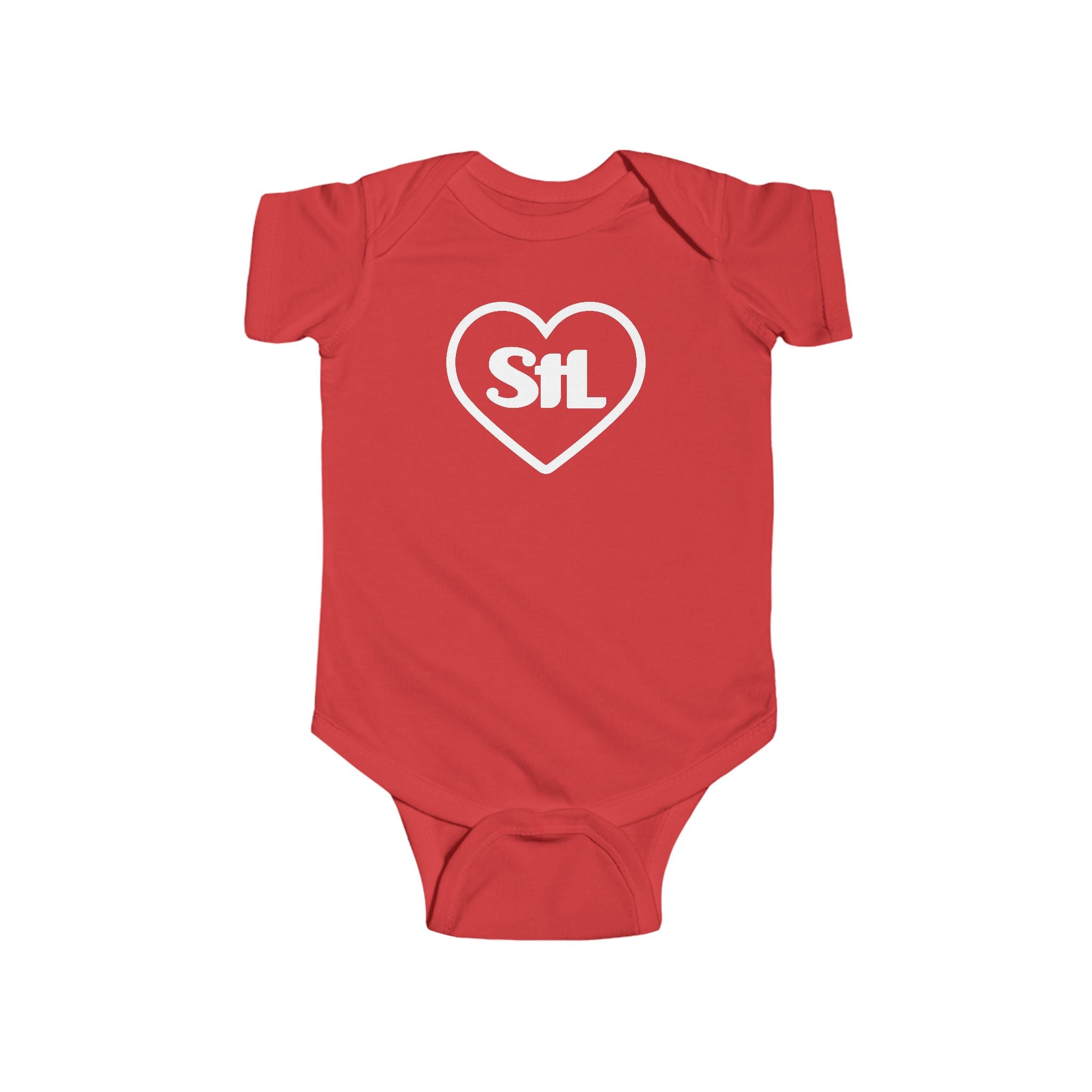 Heart "StL" onesie